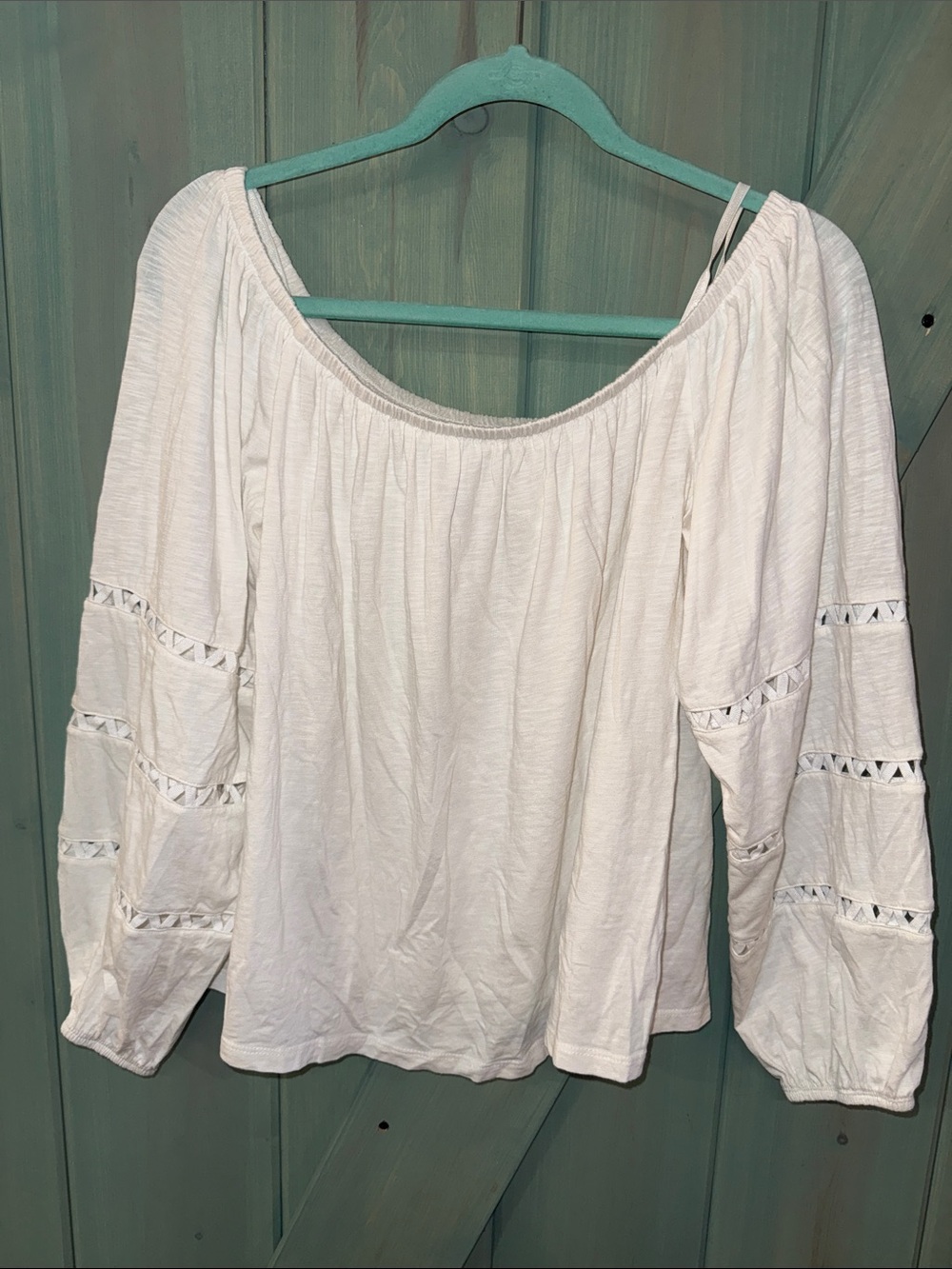 Lilly Pulitzer off the shoulder shirt size L